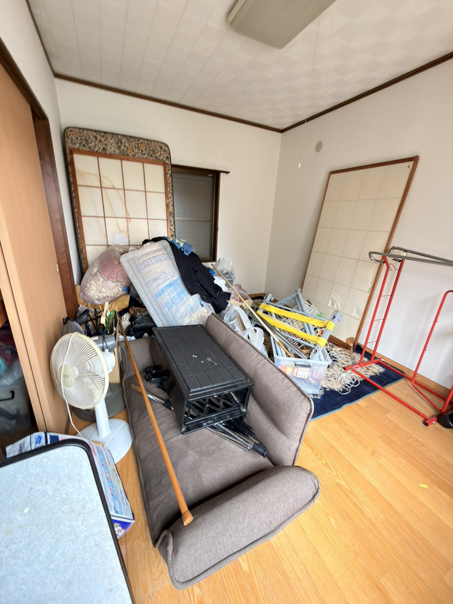小田原市 おかたづけ 洋室の作業前