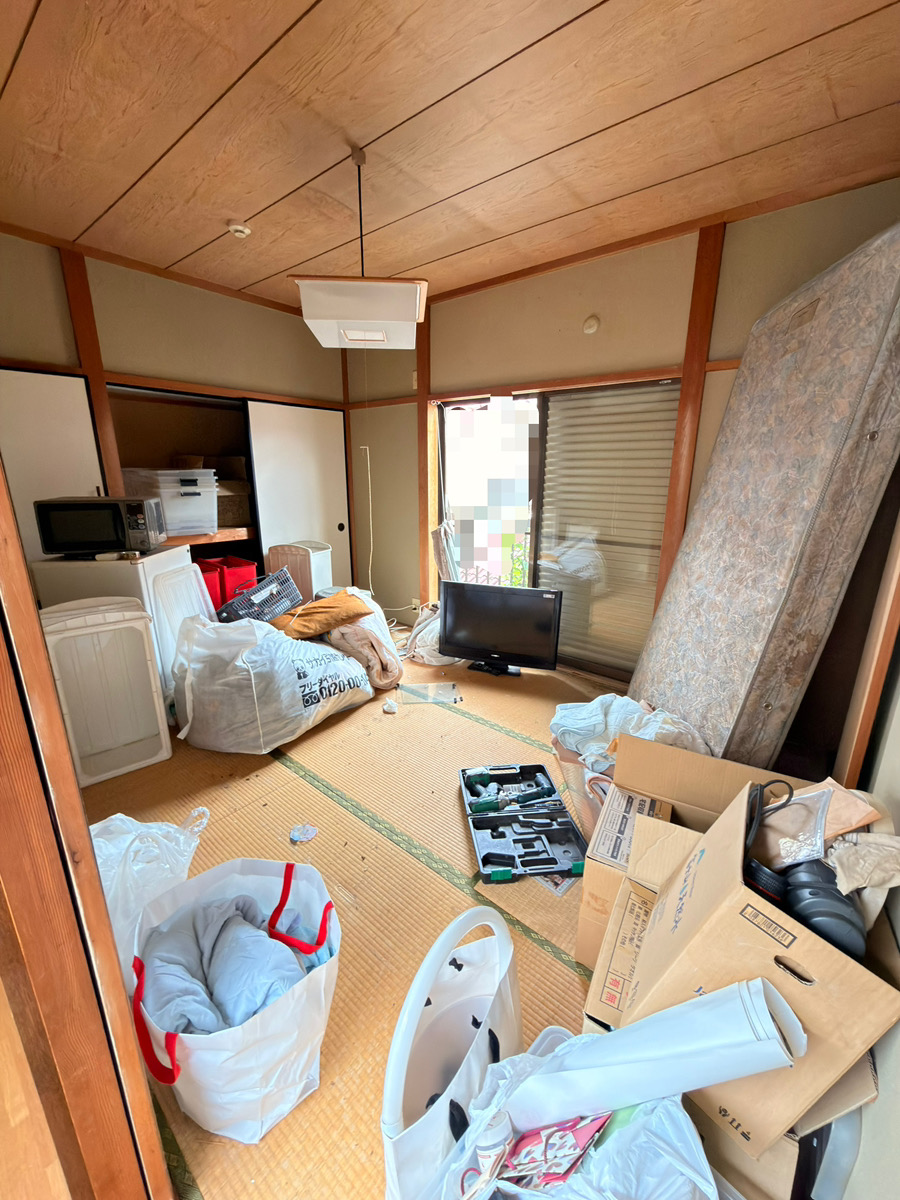 小田原市 おかたづけ 和室の作業前