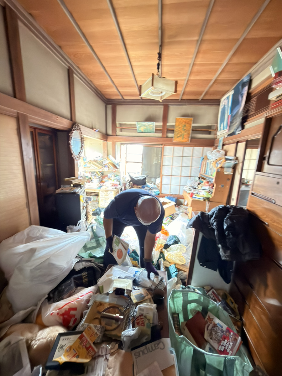 神奈川県小田原市 遺品整理 おかたづけタムラ 書斎和室ビフォー